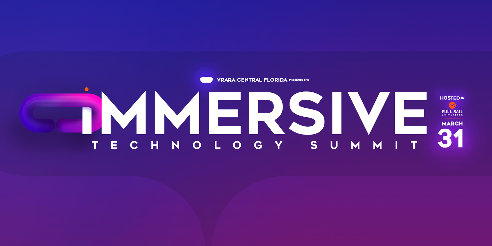 Central Florida Immersive Technology Summit logo on a purple background